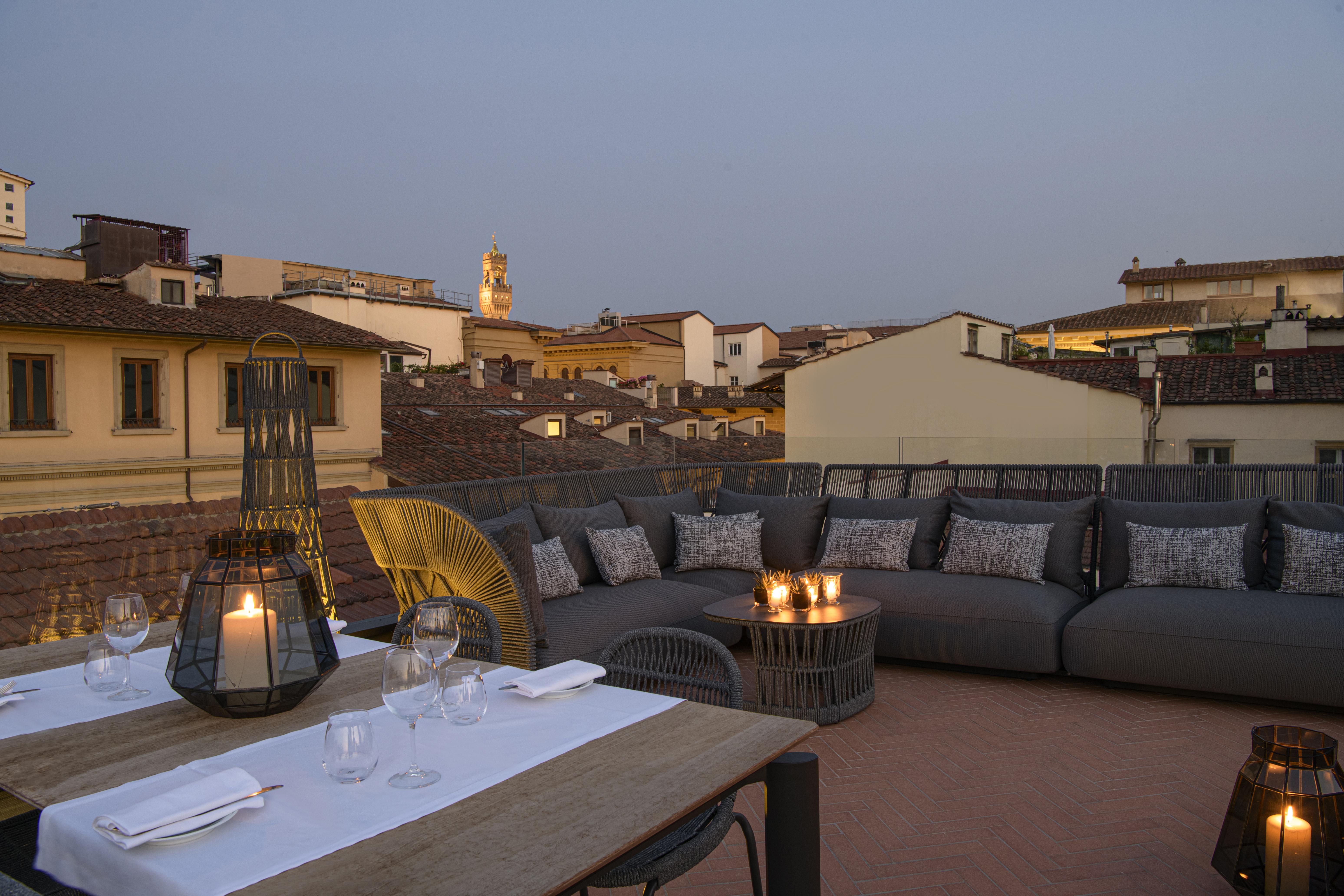 Helvetia&Bristol Firenze - Starhotels Collezione Экстерьер фото Rooftop terrace