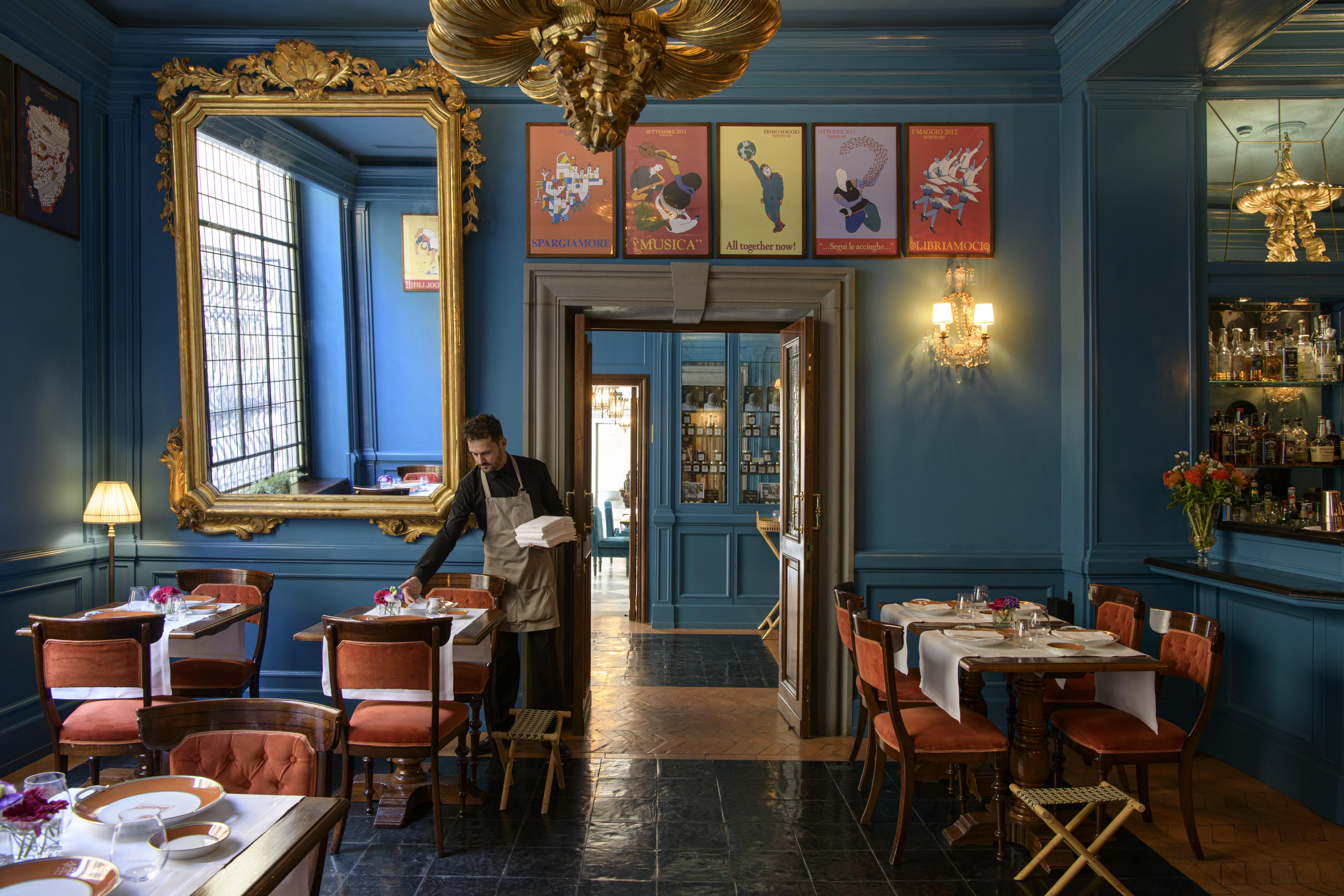Helvetia&Bristol Firenze - Starhotels Collezione Экстерьер фото Restaurant interior