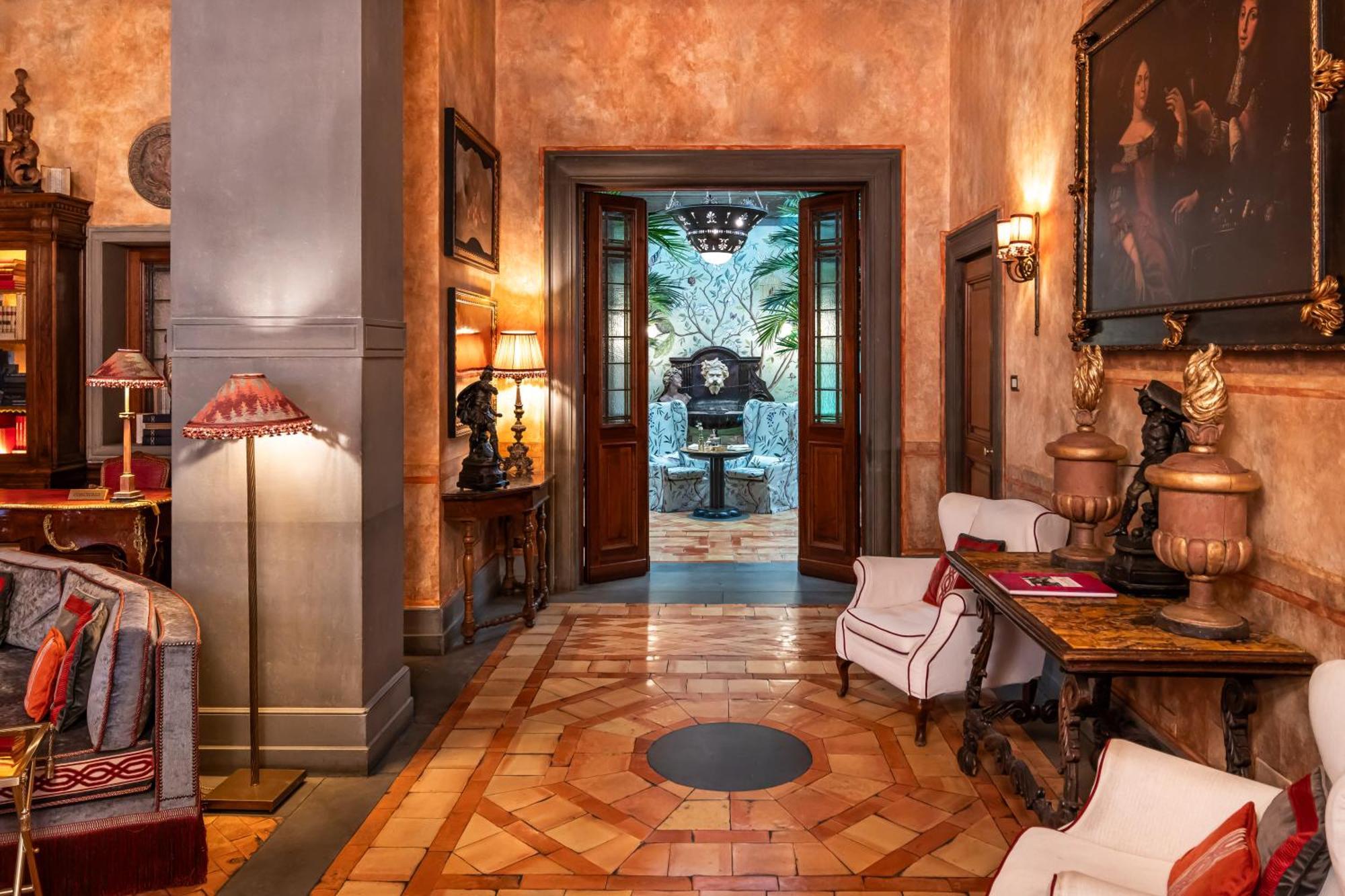 Helvetia&Bristol Firenze - Starhotels Collezione Экстерьер фото Interior of the hotel